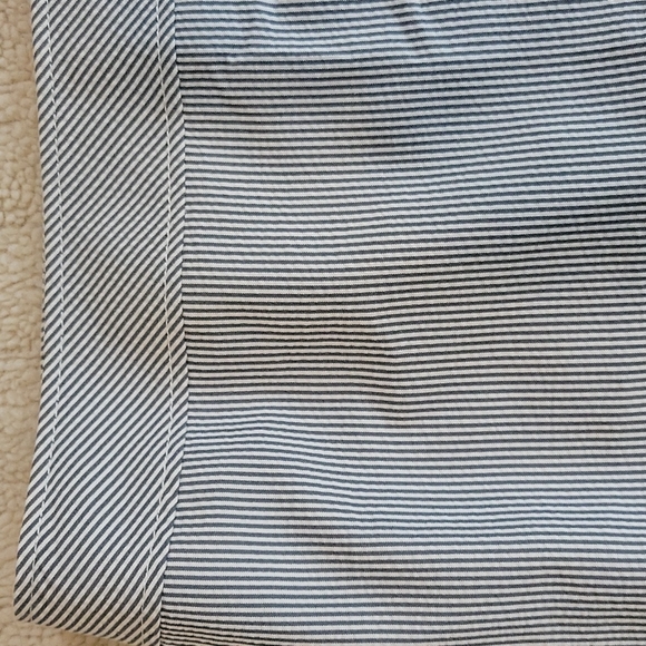 Tahari Navy/White Stripe Skirt, Size 12P - Picture 2 of 12